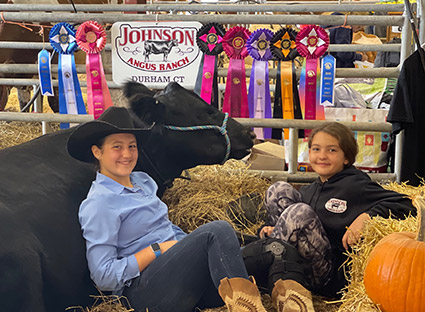 Mackenzie and Ashley at the Durham Fair